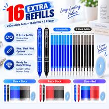 Cat Erasable Pens Magic Erasable Pen Cores Blue And Black Erasable Neutral Pens With Better Hand Feel Office Signature Stationery Supplies - Multicolor - View 8