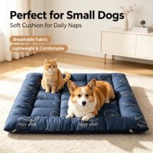 Extra Large XL Orthopedic Dog Bed, Suitable For Large Dogs, Washable Dog Bed Mat, Pet Cage Mat, Suitable For Multi-Pet Households - Royal Blue - View 7