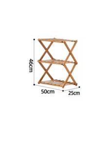 1pc 2/3/4/5 Tier Simple Indoor Multi-Layer Shoe Rack, Foldable Space-Saving Shoe Cabinet For Home Entrance, Student Dorm Storage Shelf (Needs Assembly) - Apricot - View 14