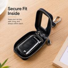 Transparent Window Key Pouch, Universal Car Remote Key Holder, Women's Home Key Bag, Waist Hanging, Business Versatile, Large Capacity, Minimalist Keychain Bag, Unisex - Multicolor - View 5