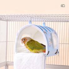 1pc Parrot Winter Cotton Nest Sleeping Bird Bed Tiger Peony Cockatiel Sun Conure Monk Parakeet Warm Bed House - View 2