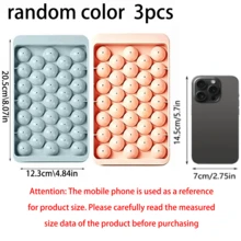 1pc Random Color Plastic Ice Tray, Minimalist 33 Grid Ice Ball Mold With Lid For Home Back To School - Multicolor - View 12