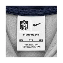 Sweatshirt Berkerudung dengan Tali Serut dan Cetakan Logo Nike NFL Cowboys, Abu-abu Muda, Ukuran Dewasa - Grey - View 4