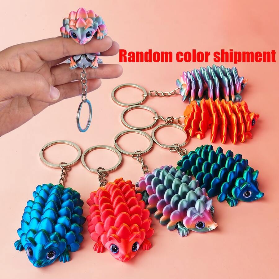 Cute Hedgehog Decorative Pendant, Colorful, Suitable For Decorating Backpacks, Bags, Home Decor