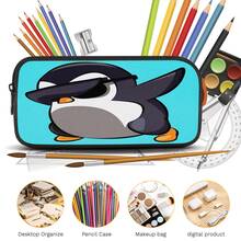 Fashion Glasses Penguin 2D Print Large Capacity 3 Pieces Set, Multi-Compartment Large Space, Suitable For Commuting, Office, Study, Travel And Multiple Scenarios - Printed Bag - View 2