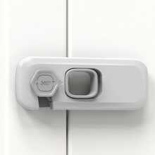 2-Pack Tamper-Proof Refrigerator Locks, Refrigerator Locks With Adhesive Backing, Refrigerator Locks For Refrigerators, Ovens (Random Color) - Multicolor - View 8