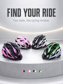 1pc Adult Road/Mountain Bike Helmet, Ultra-Light Adjustable Strap, Detachable Visor, Soft EPS Foam Lining, Multi-Ventilation Holes, Suitable For Daily Outdoor Cycling - Multicolor - View 9