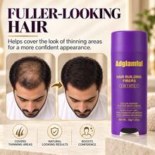 Adglamful Hair Building Fibers 30g/1.05oz, Squeeze Dispensing Hair Fiber Powder For Fuller-Looking Hair, Natural-Looking Coverage For Hairline & Sparse Areas - Multicolor - View 2