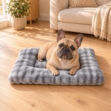 Pet Cat Dog Bed All Season Thickened Comfortable Plush Pet Bed Pad Removable Washable Durable Anti-Slip Dog Bed Sofa Cushion - Grey - View 7