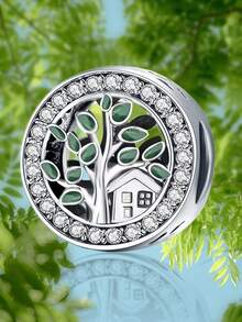 1pc Infinity Tree Of Life Pendant Bead, Suitable For Women's Bracelet, Bangle DIY Jewelry Making, Daily Decoration - Tree Of Life - View 7