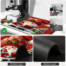 1pc Dish Drying Mat, Coffee Machine Mat, Santa Claus Pattern Dish Drying Mat, Desktop Absorbent Protective Pad, Suitable For Holiday Table Kitchen Winter Scenes, Multi-Purpose Drying Mat, Home Gift, Desktop Decoration - XYLSD-1130 - View 9