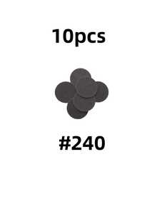 10pcs Foot File Callus Remover Replacement Sandpaper Disc Easy To Remove Cutin Dead Skin Calluses - Black - View 11