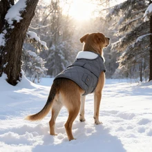 1pc Pet Warm Stylish Cute Fleece Jacket, Dog Clothes Cat Clothes Large Medium Small Size Pet Clothing - Multicolor - View 5