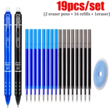 Cat Erasable Pens Magic Erasable Pen Cores Blue And Black Erasable Neutral Pens With Better Hand Feel Office Signature Stationery Supplies - Multicolor - View 3