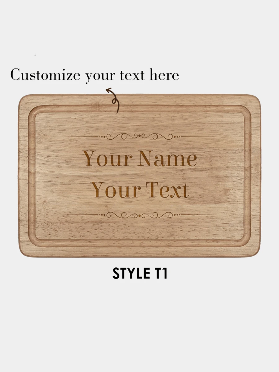 Custom-Engraved Bamboo Cutting Boards / Cheese Platters / Serving Plates / Chopping Boards / Creative Gifts / Birthdays / Christmas / Housewarming / Weddings - Camel - View 1