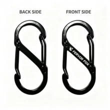 Ultra-Lightweight Double-Door S-Shaped Mini Aluminum Carabiner Key Clip For Backpacks, Camping And Tents - MIX Color 3Pcs - View 5