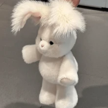BLUESLEMON Boneka Kelinci Putih Lucu dengan Telinga Terkulai, Boneka Hewan Kelinci Berlari, Dekorasi Rumah, Dekorasi Kamar, Hadiah Ulang Tahun, Hadiah Natal, Hadiah Liburan, Hadiah untuk Teman dan Keluarga, Hadiah Halloween, Hadiah Paskah - MultiWarna - View 1