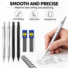 Mechanical Pencil Set, 0.5mm/0.7mm, 60mm Replaceable Pencil Leads, Precision Drafting Pencil For Writing Drawing Sketching, School Office Supplies - Multiple Styles - View 8