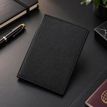HOVI'S Travel Passport Holder - Multiple Card Slots & Document Pocket, Secure Passport Storage, Lightweight Durable Fabric, Easy To Carry - Black - View 3