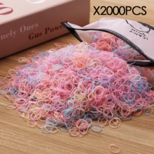 10,000pcs Colorful Mini Rubber Hair Bands With Braiding Tool, Elastic Hair Ties, Strong Hold Without Damaging Hair, Suitable For Ponytails, Stretchable Soft Durable, Ideal For Women Daily Styling And Salon Use - Multicolor - View 19