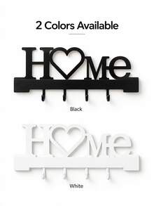 1pc Fashionable Metal Key Hook - Wall-Mounted Key Storage Rack Wall Decor Bathroom Storage Minimalist Modern Party Home Decor - Suitable For Living Room, Bedroom, Hallway, Office And Other General Areas - Multicolor - View 8
