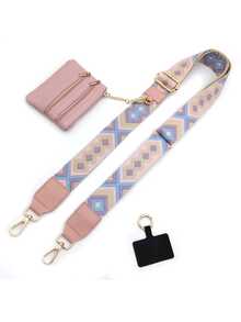 New Adjustable Long Crossbody Replacement Shoulder Strap, Phone Wallet Lanyard, Bag Decoration Pendant Accessory - Multicolor - View 6