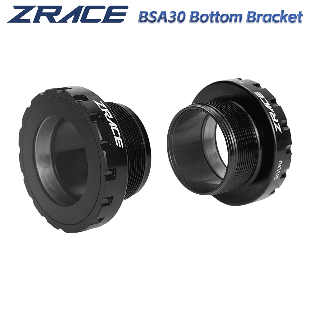 ZRACE BSA30 Bottom Bracket, Compatible With BB30 Crankset To BSA Frame - Black - View 1