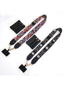 New Adjustable Long Crossbody Replacement Shoulder Strap, Phone Wallet Lanyard, Bag Decoration Pendant Accessory - Multicolor - View 2
