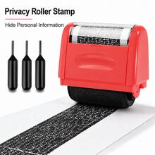 4pcs/10pcs Set Roller Stamp With Refillable Ink, Portable Anti-Loss Marker For Books And Bags, Anti-Theft Identification Marker, Home Office School Supplies, Back To School Gift - A - View 11