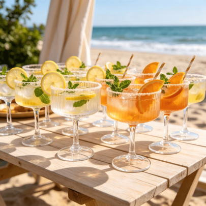 Transparent Ribbed Plastic Martini Glasses | Unbreakable And Reusable Heavy Duty Stemmed Glassware, Perfect For Cocktails, Margaritas, Whiskey, Bar, Party And Wedding