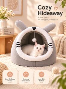 1pc Pet Mat Winter Plush Warm Dog Blanket All Season Use Cat Mat Dog Mat Dual Use Pet Cushion Sofa Pad - Multicolor - View 9