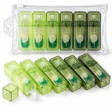 Rol Perekat Titik 6mm Isi 6 Pack, Dispenser Pita Lem Warna Gradasi Portabel untuk Scrapbooking, Catatan, Belajar, Sekolah & Kantor - beraneka warna - View 5