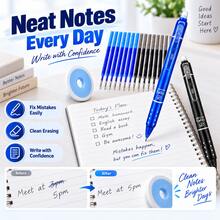 Cat Erasable Pens Magic Erasable Pen Cores Blue And Black Erasable Neutral Pens With Better Hand Feel Office Signature Stationery Supplies - Multicolor - View 10