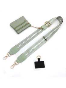 New Adjustable Long Crossbody Replacement Shoulder Strap, Phone Wallet Lanyard, Bag Decoration Pendant Accessory - Multicolor - View 9