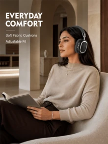 B35s Over-Ear Bluetooth 5.3 Headphones, Foldable & Rotating Design, Telescopic Metal Texture, Stereo Sound & Volume Control, Long Standby, AUX/Wireless Dual Modes, Type-C Charging, Compatible With Smartphones, Tablets & PCs - View 4