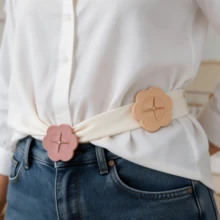 20/10 قطع أزرار ملابس متعددة الوظائف للنساء، إكسسوارات ربط الخصر، مناسبة لملابس بأكمام قصيرة أو تنانير - متعدد الألوان - مشاهدة 9