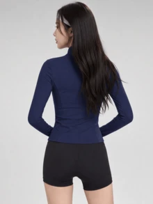 Women Jackets - Navy Blue - View 9
