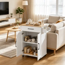 Storage Islands & Carts - White - View 3