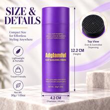 Adglamful Hair Building Fibers 30g/1.05oz, Hair Fiber Powder For Fuller-Looking Hair, Easy Shake-On Application For Natural-Looking Hair Coverage - Multicolor - View 10