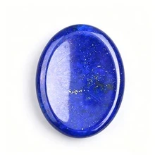 Amethyst Rose Quartz Hand-Carved Thumb Stone Meditation Pocket Stone Natural Energy Relaxation Oval Crystal - 1pc - View 30