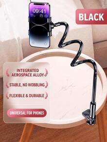 1 buah Dudukan Ponsel yang Dapat Disesuaikan 120cm/100cm/75cm, Hitam/Putih, Model Ponsel/Model Universal Ponsel & Tablet, Rotasi Multi-Sudut, Cocok untuk Live Streaming, Panggilan Video, Menonton Film, Fotografi dan Kantor Rumah - MultiWarna - View 3