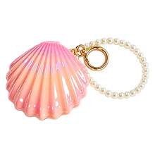 Set Cermin dan Sisir Lipat Portabel 2-in-1 Berbentuk Cangkang, Cermin Rias Mini dengan Liontin Mutiara, Aksesori Kecantikan Perjalanan yang Lucu, Cocok untuk Hadiah Natal, Souvenir, Perlengkapan Perjalanan, Kualitas Terjangkau - MultiWarna - View 11