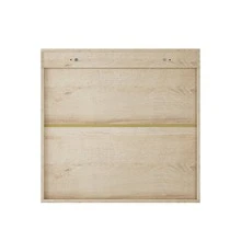 Wall-Mounted Bathroom Cabinet With A Double-Door, Handle-Free Design For Storing Medicines; A Suitable Storage Unit For Wall Mounting In Bathrooms, Toilets, And Hallways; Available With An Oak Wood-Effect Finish. - 1 - View 6