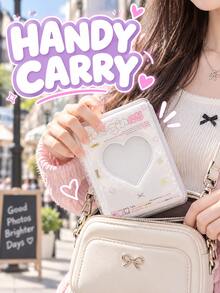 Cute PVC Photo Card Holder, Idol Fan Gathering Card Album, Photo Album, Storage Card Book, Card Sleeve, Credit Card & ID Card Organizer Box, Suitable For Women, Girls, Moms, College Roommates, Family, Friends, Photo Hanging Decor, Photo Storage, ID Card Storage, Birthday Gift - Multicolor - View 5
