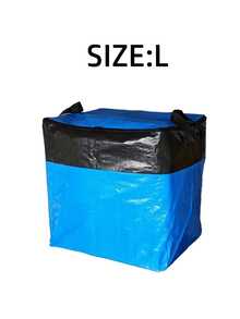 1 buah Tas Pindahan Ekstra Besar dengan Resleting, Cocok untuk Pindahan, Perjalanan, dan Penyimpanan, Desain Persegi Panjang Kapasitas Besar Menghemat Ruang, Dapat Menyimpan Pakaian, Perlengkapan Tidur, dan Barang-barang Rumah Tangga, Tahan Lama dan Mudah Dibawa - MultiWarna - View 14