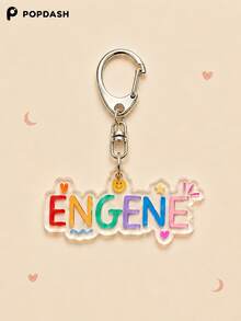 1/6Pcs ROMANCE UNTOLD MOONSTRUCK Theme Acrylic Keychain Set, ENGENE Bag Charm - Multicolor - View 8