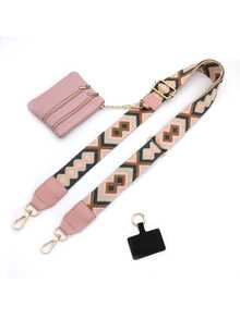 New Adjustable Long Crossbody Replacement Shoulder Strap, Phone Wallet Lanyard, Bag Decoration Pendant Accessory - Multicolor - View 4