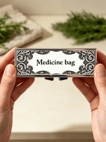 「Medicine Bag」印花藥盒，復古歐式藥丸分藥盒，便攜式藥丸分藥盒，精準 1-2 顆藥丸分藥盒，便利藥物收納盒，易用設計，塑膠材質，便攜旅行藥盒，分藥盒，大容量藥物盒，返校季，返校禮物，母親節禮物，萬聖節，聖誕禮物 - 彩色 - 查看 9