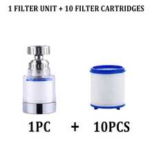 11pcs/21pcs/32pcs Kitchen Faucet Filter Cartridge Replacement, Kitchen Faucet Filter, Home Kitchen And Bathroom Water Filter Cartridge, Effectively Remove Impurities, Halloween, Anti-Splash Filter Head - A - View 11