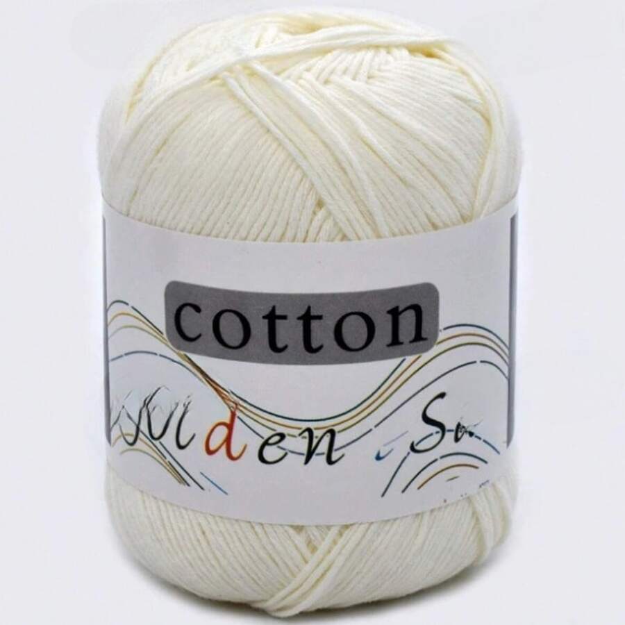 100% Pure Cotton Hand-Knitted Yarn, Suitable For Knitting And Crochet, 8-Ply Fine Spun Knitted Yarn, Used For Sweaters, Blankets, 50g, Soft Yarn, Needlework
